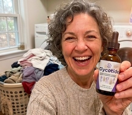 Patricia holding Glycotide